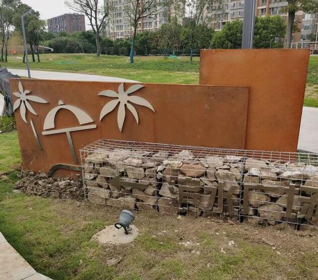 丰润锈钢板挡土墙