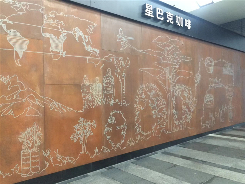 丰润耐候钢幕墙